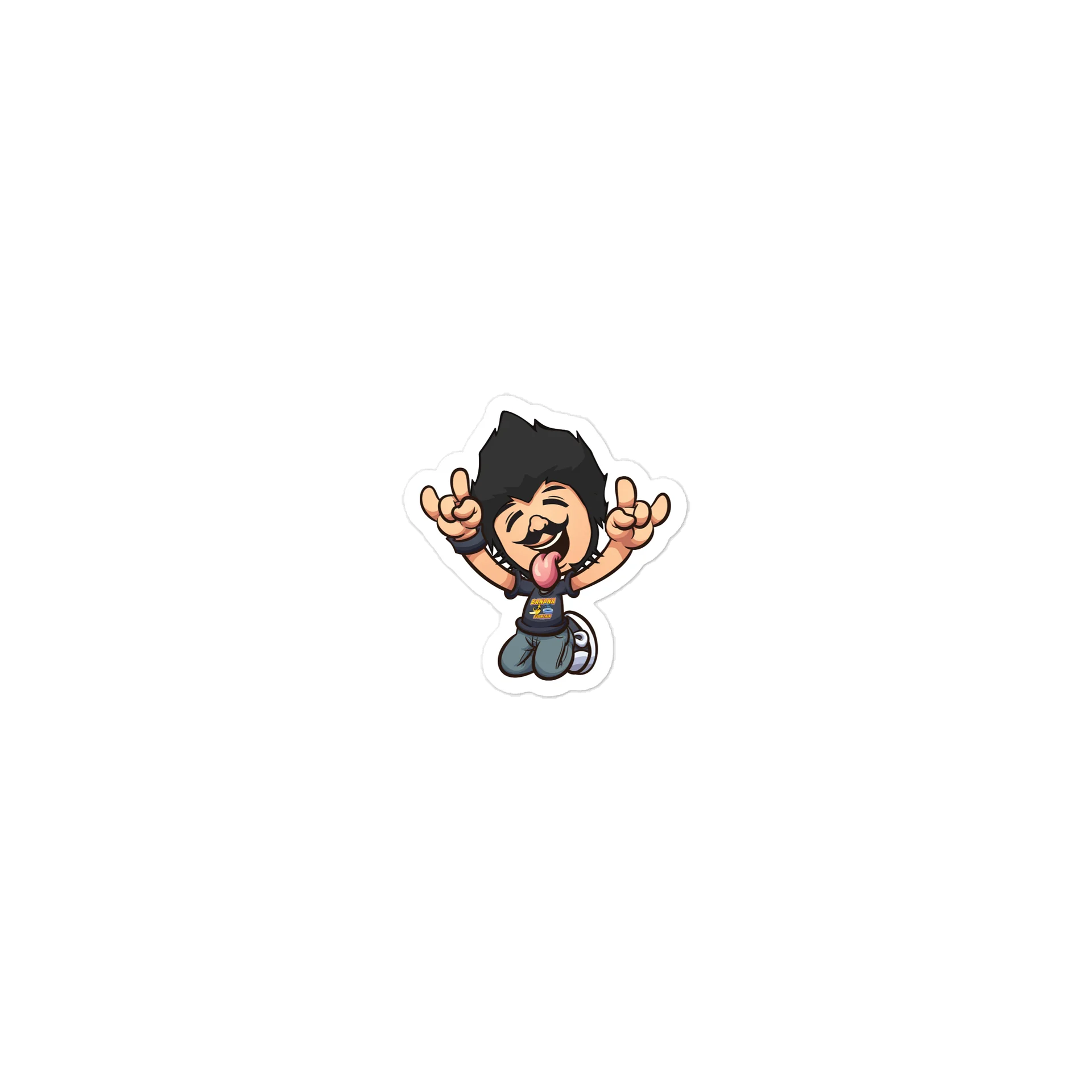 Rock On Pepe Sticker product image (1)