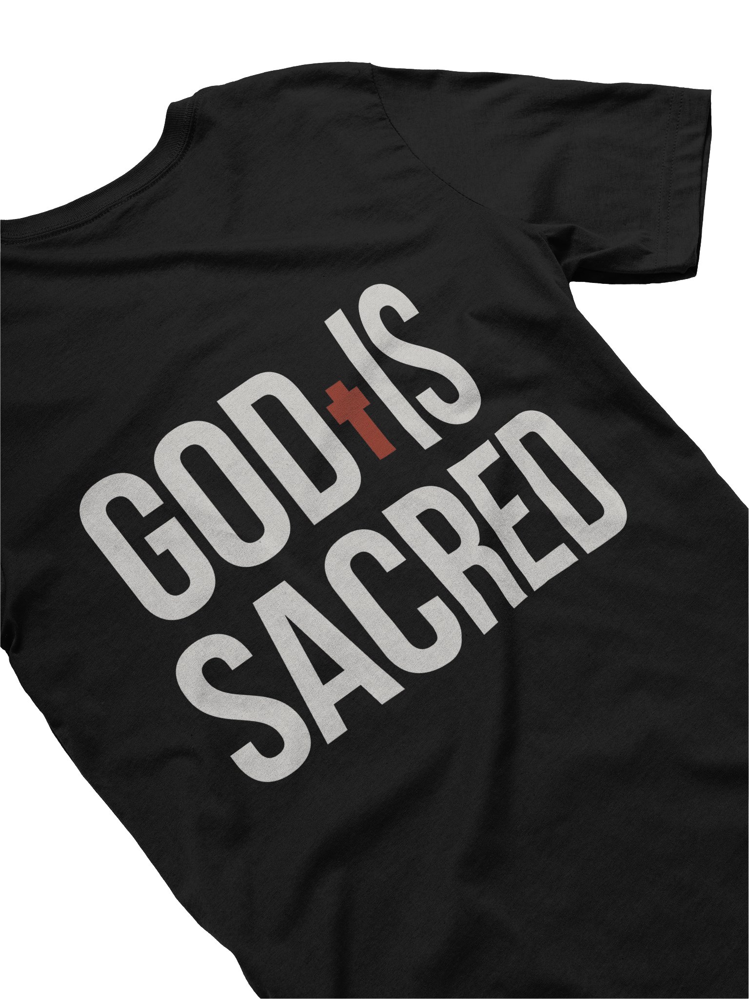 God Is Sacred — Essential Tee (Dark) product image (4)