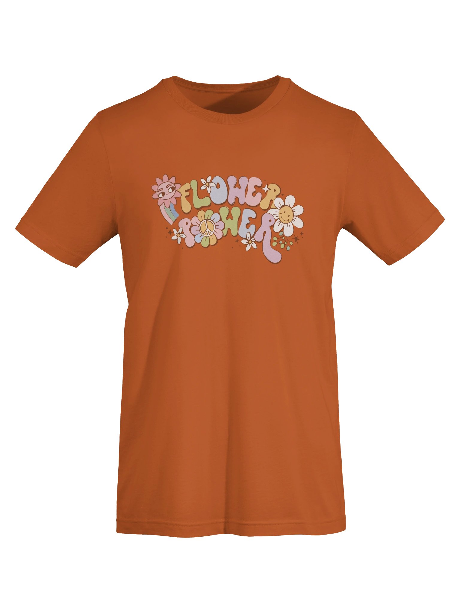 Winking Flower Power Retro T-Shirt | Groovy 70s Character Tee product image (7)