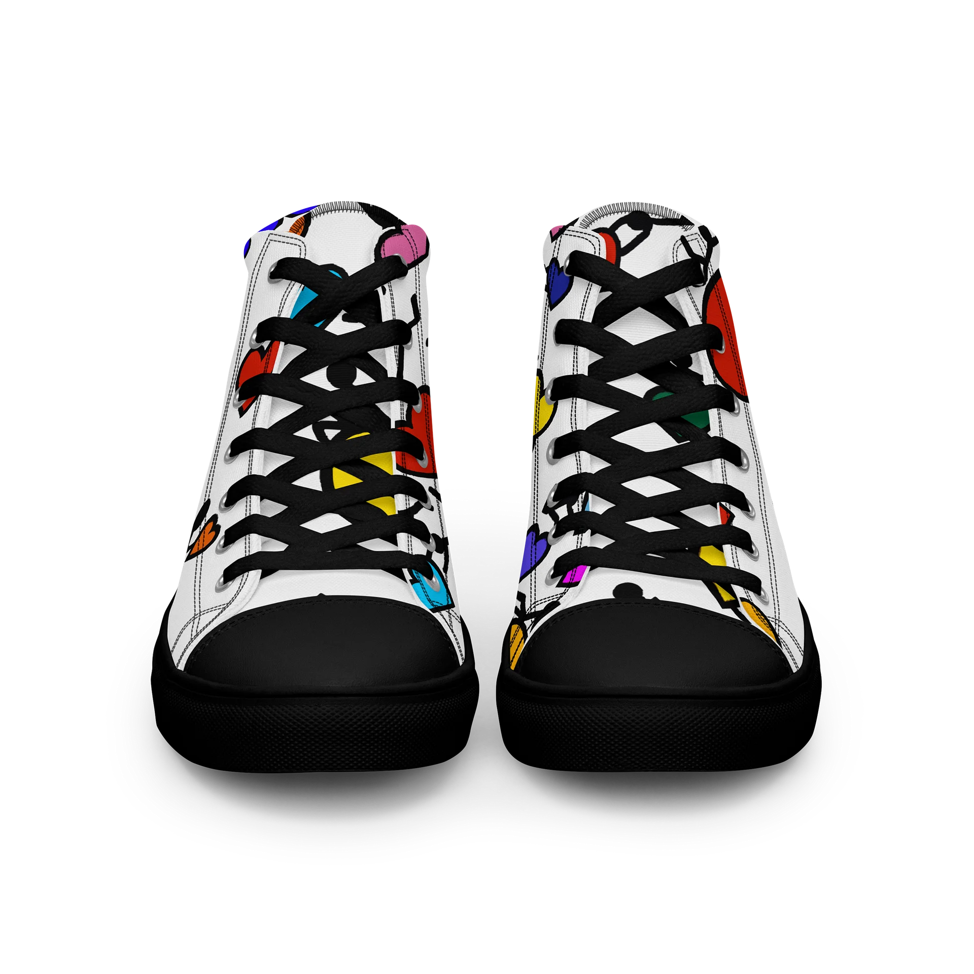 Love in Colour // Man's Canvas Art High Tops product image (3)