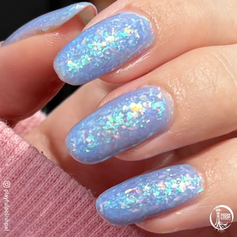THIS FUTURE THEY FEAR - Luminous Blue Jelly Flakie Nail Polish product image (5)