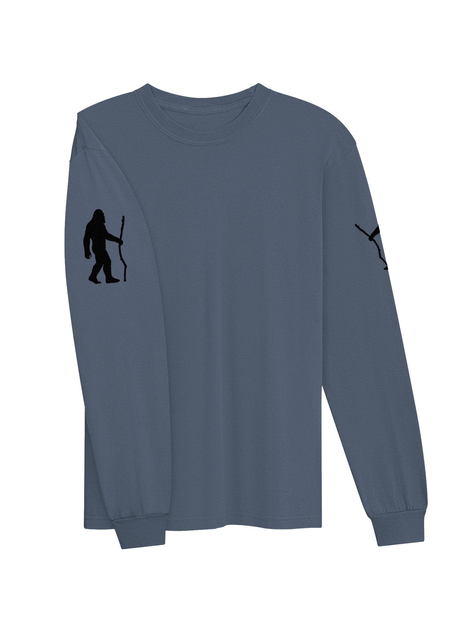 Sasquatch Stick-Walker Cotton Long-Sleeve Tee / Feel the MO product image (2)
