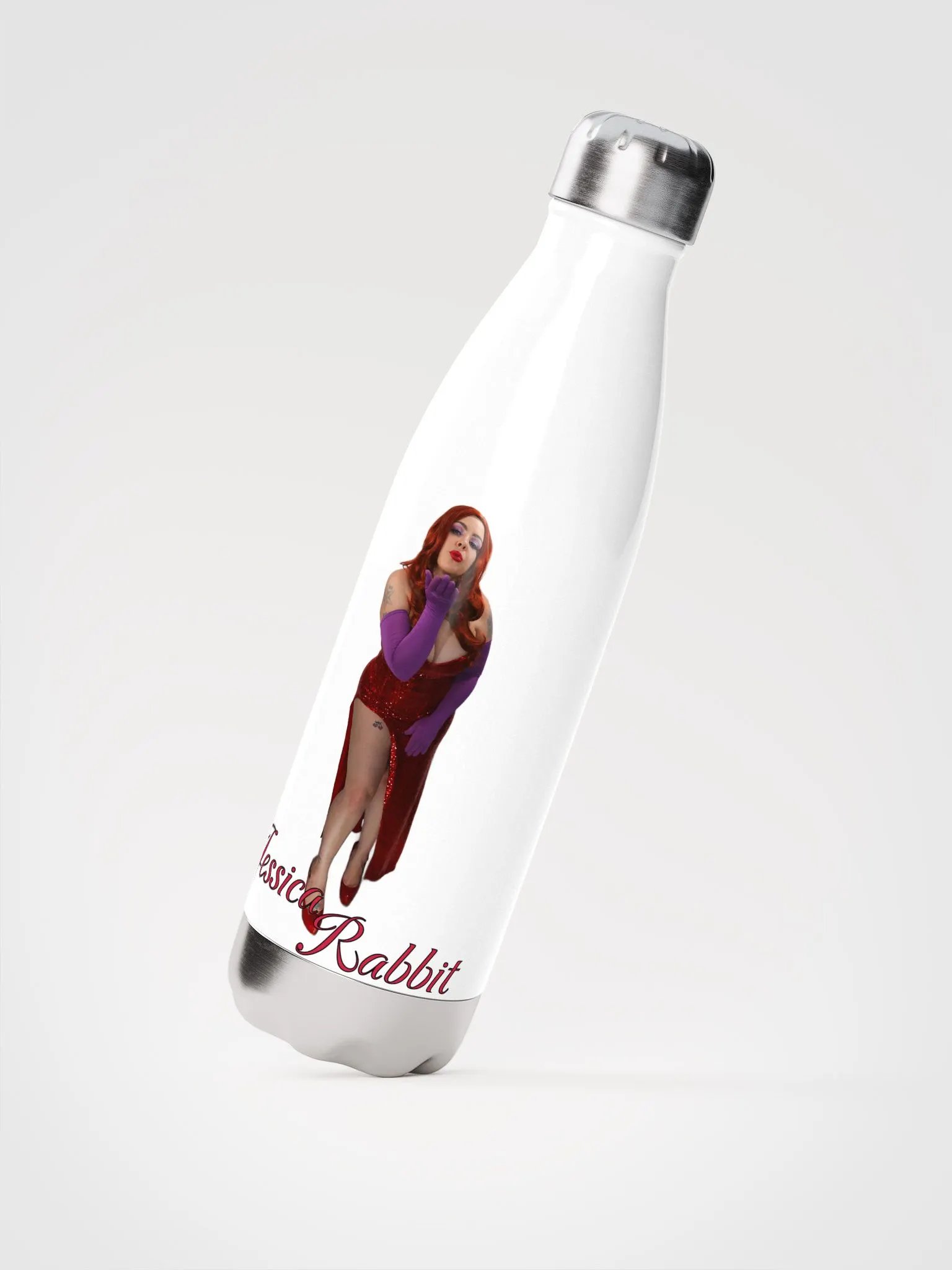 Jessica Rabbit Stainless Steel Water Bottle product image (7)