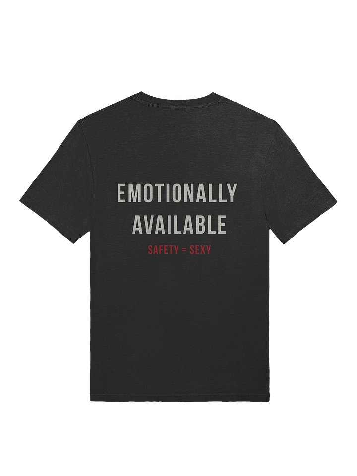 Emotionally Available Tee – Safety Equals Sexy product image (2)