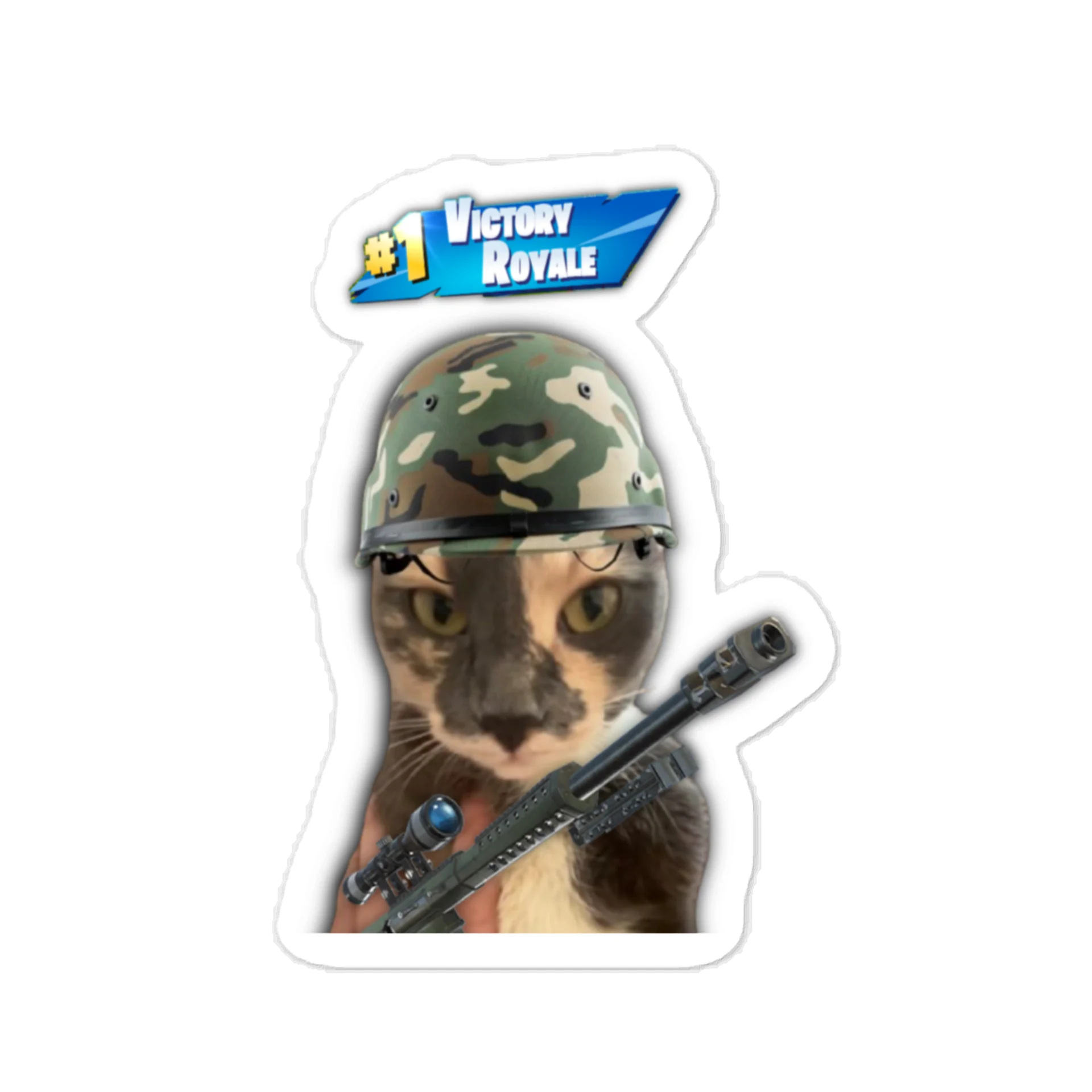 Kitty Victory Sticker (Set of 1) product image (1)