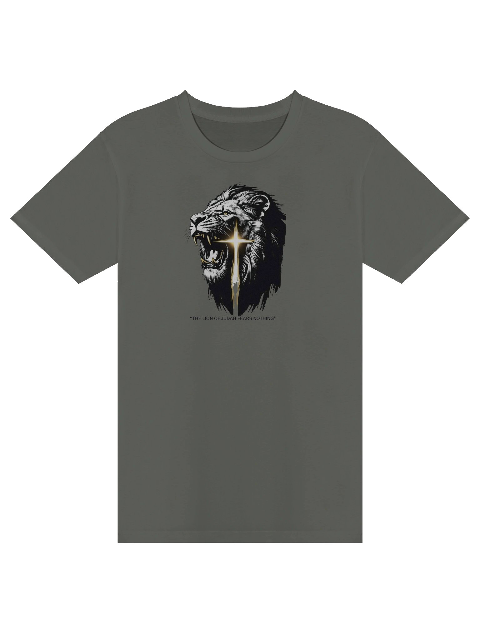Roaring Lion Cross Unisex T-Shirt product image (1)