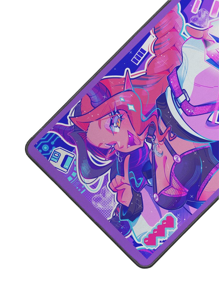 Cyber HeartThrob Desk Mat product image (1)