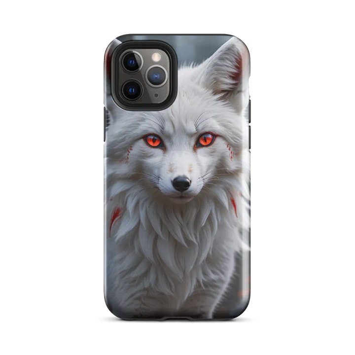 Mystic White Fox iPhone Tough Case - Fierce Spirit Design product image (25)
