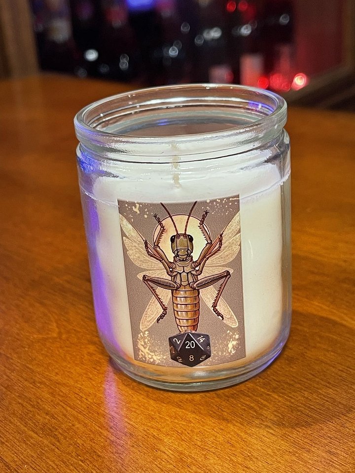 Copy of Lucky Crit Candle Godhopper Edition product image (2)