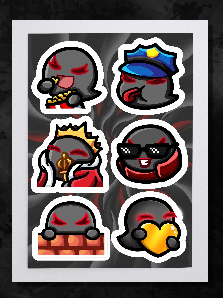 Emote Sticker Sheet 3 product image (4)