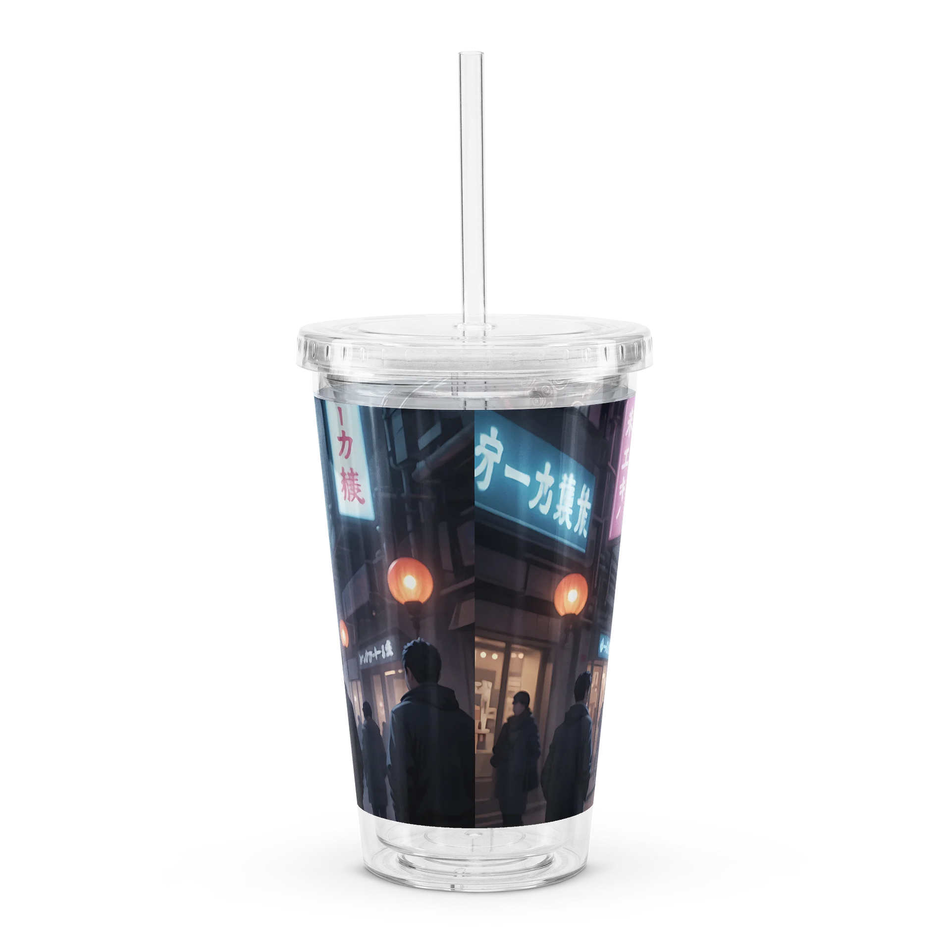 Lepus Ferox — Ancillina Sicaria — Double Wall Clear Plastic Tumbler (16 oz) product image (2)