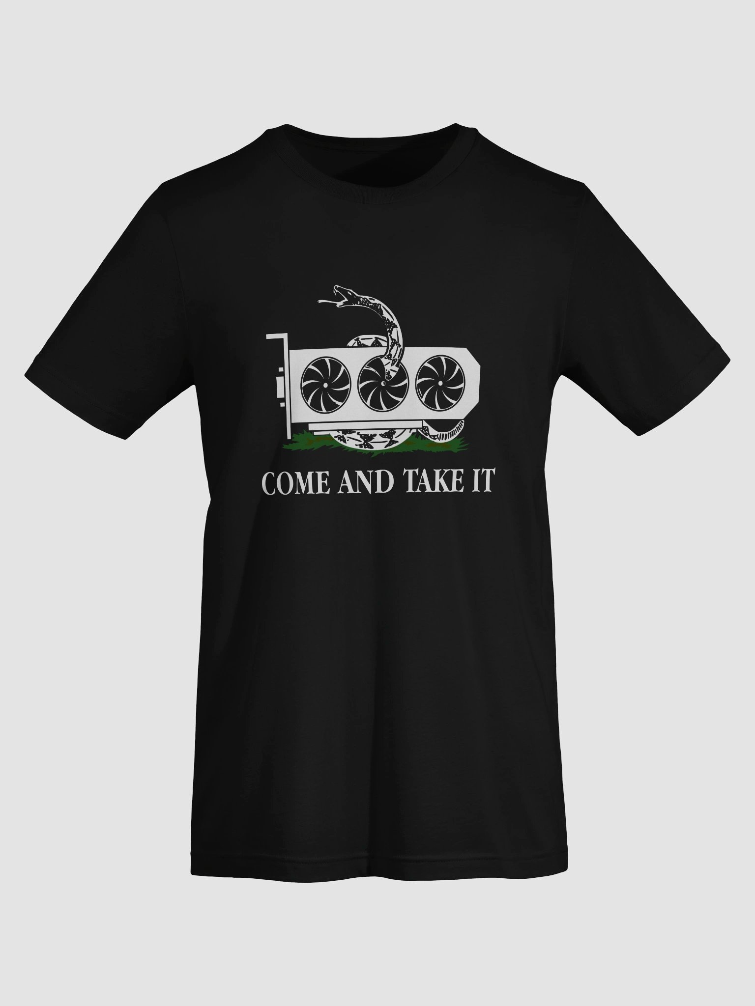 come and take it gpu t-shirt black (100% cotton) product image (5)