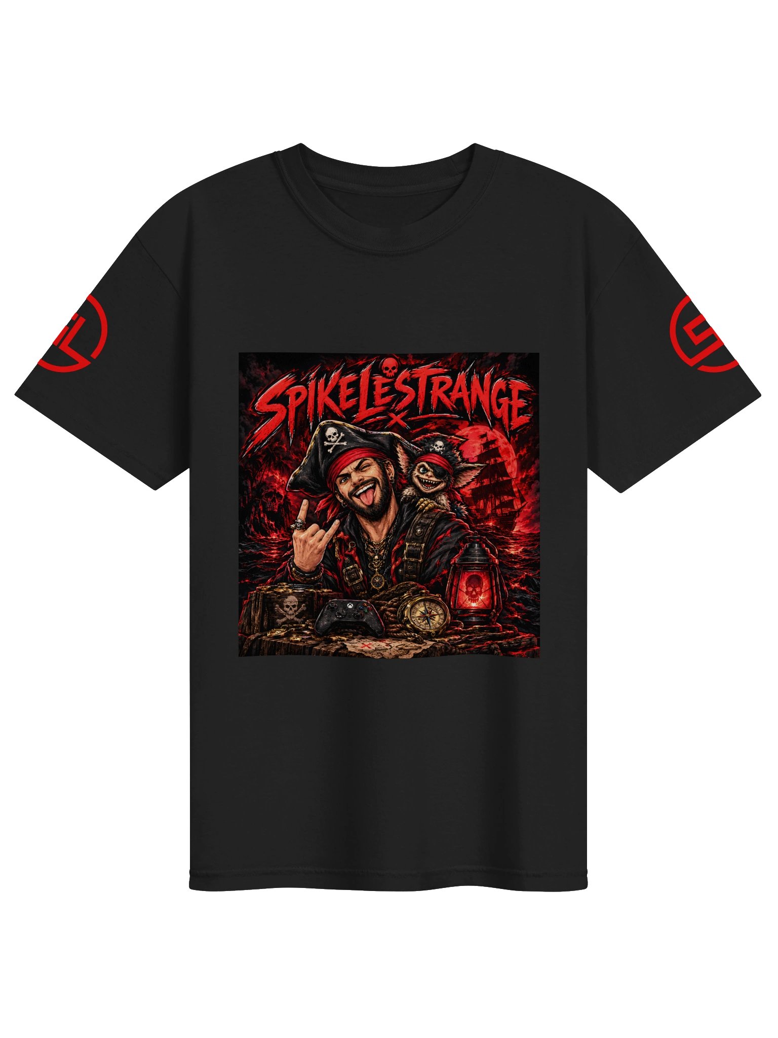 SPIKELESTRANGE Pirate Graphic Tee product image (1)