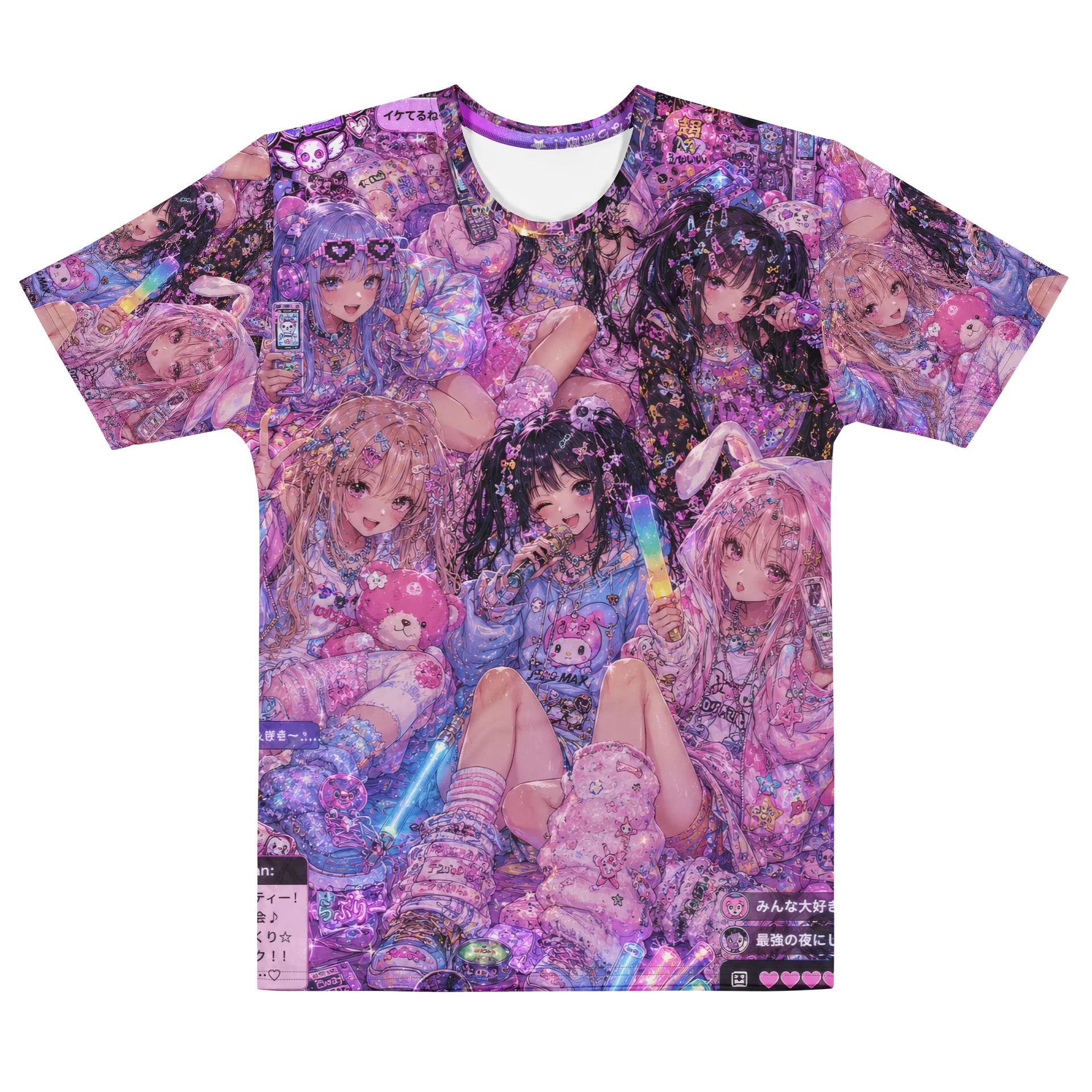Lit Projecktz Neo Tokyo Sleepover AOP Graphic Tee product image (1)