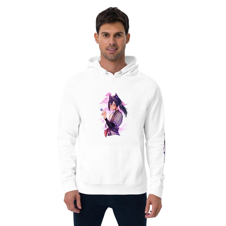 Unisex Eco Raglan Hoodie - Standard | Light Mode product image (1)