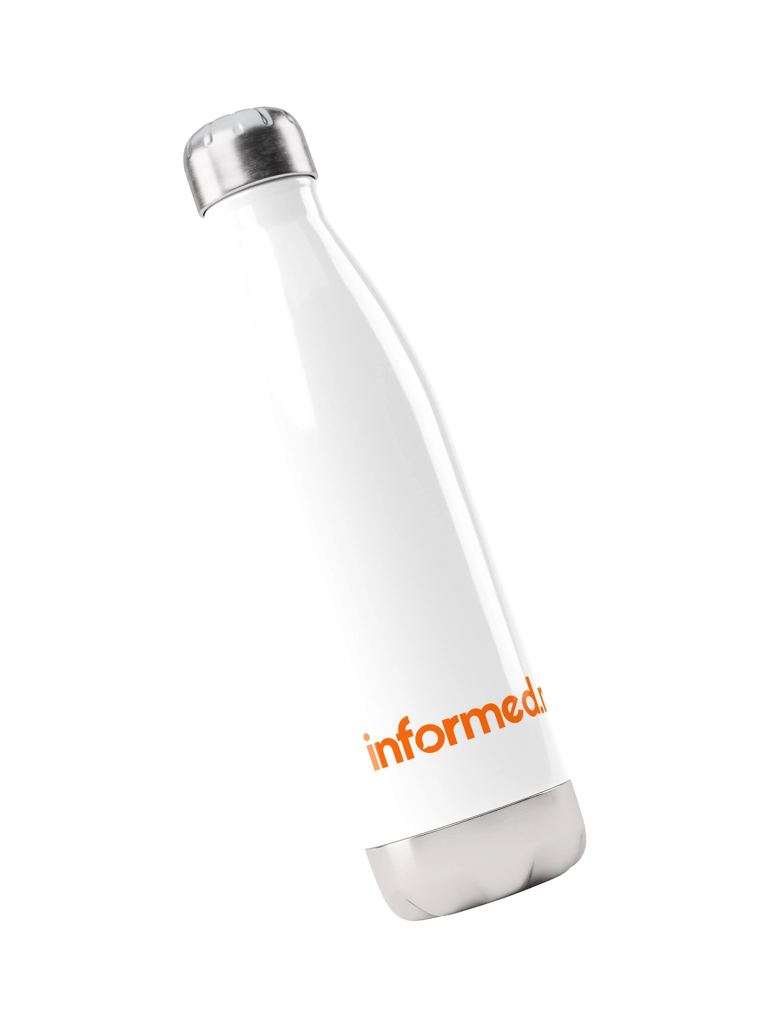 informed.now Stainless Steel Water Bottle (White) product image (3)