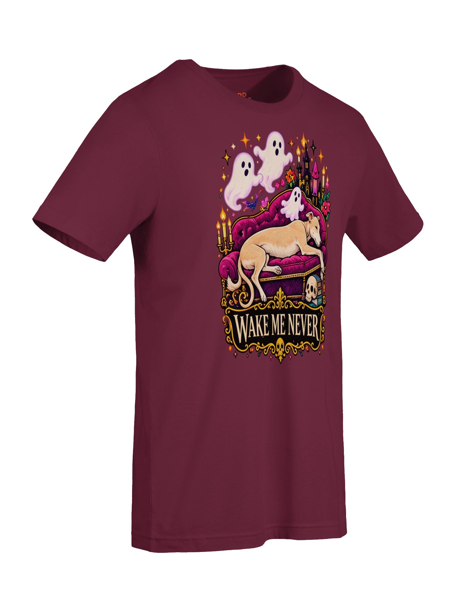 Greyhound Halloween T-Shirt – Wake Me Never product image (8)