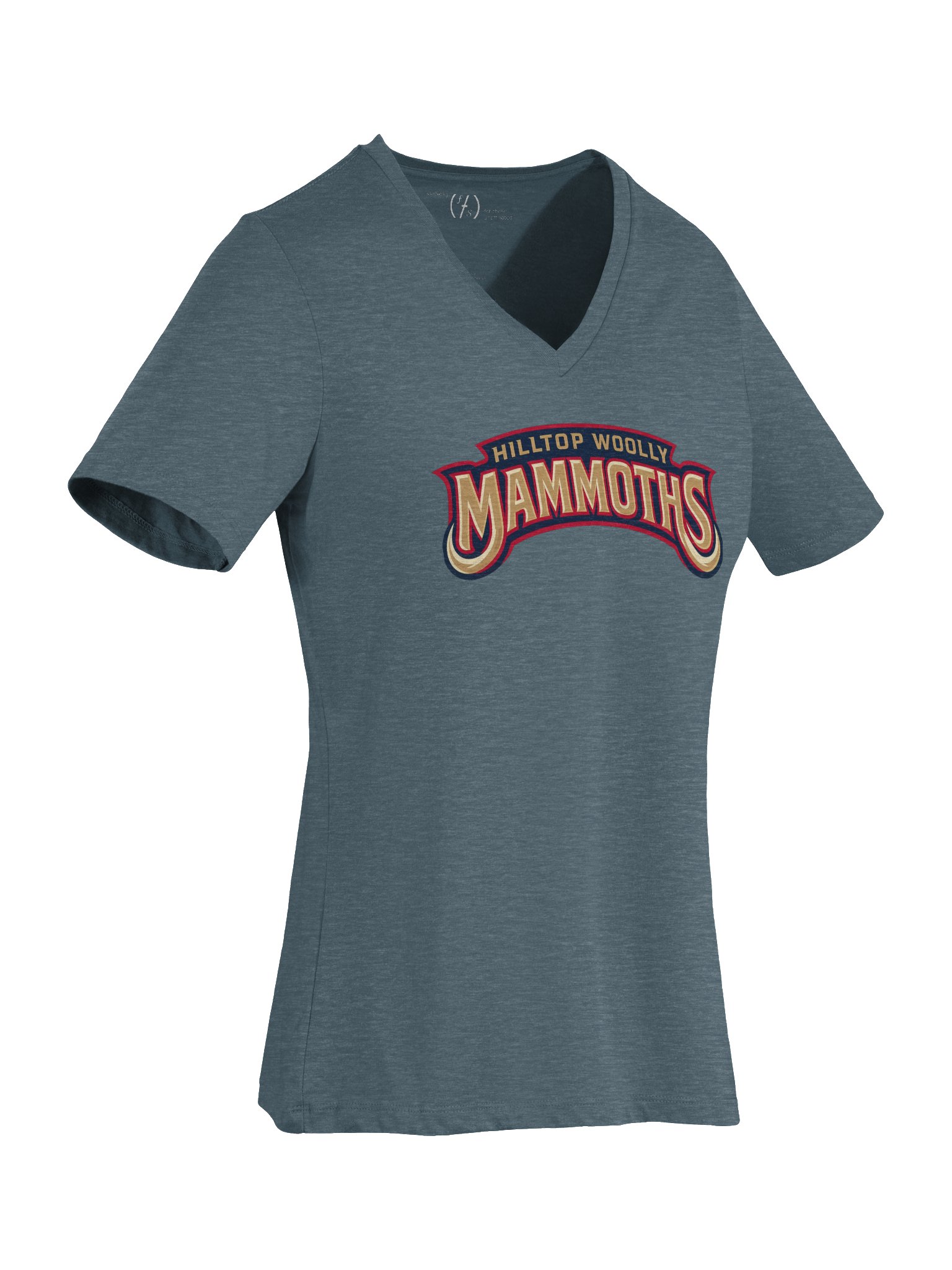 Hilltop Woolly Mammoths (Woolly’s) Women's V-Neck T-Shirt product image (8)
