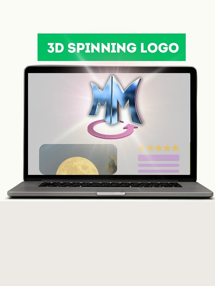 3D Spinning Logo for Your Shopify Store product image (1)