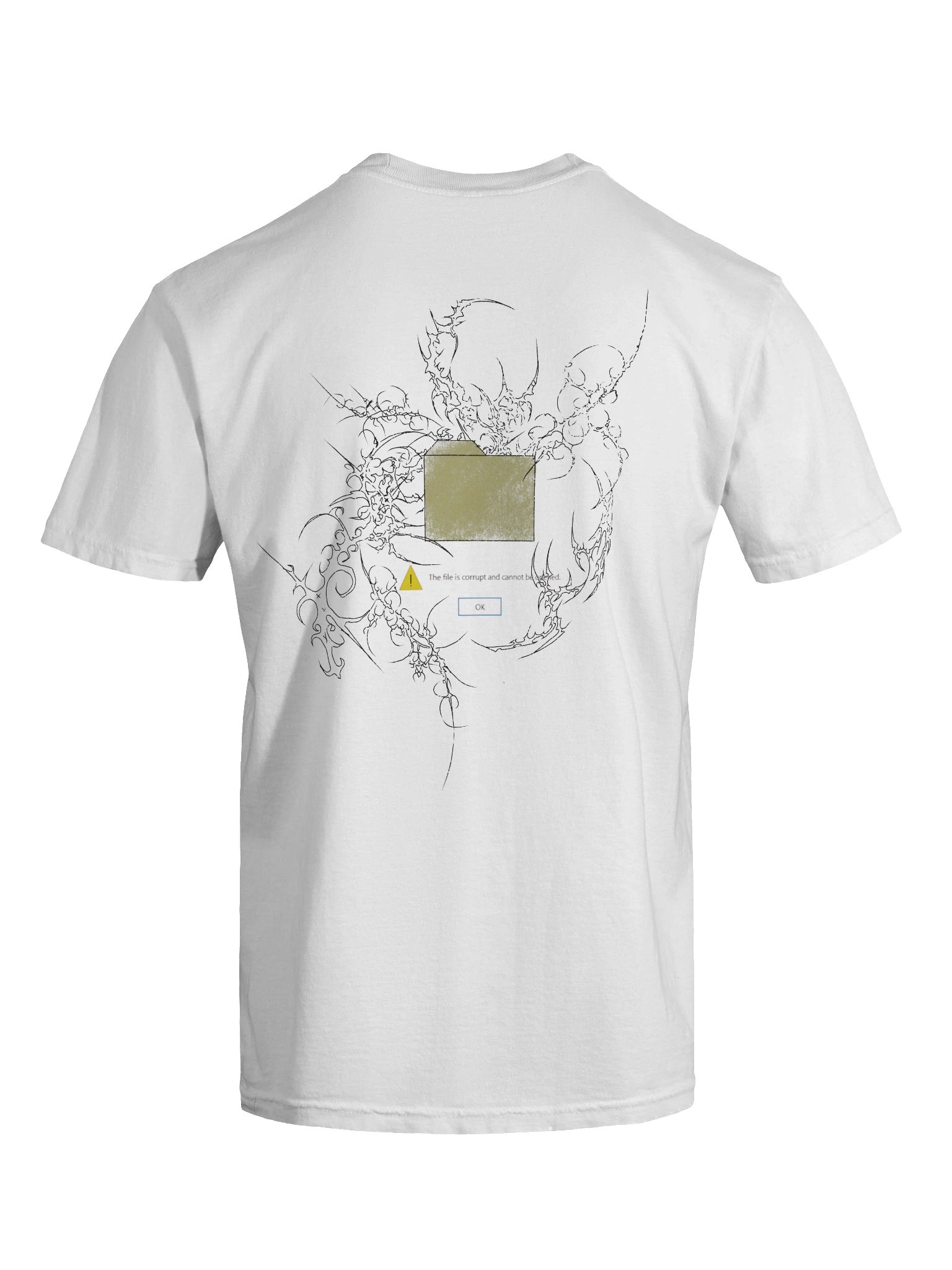 corrupted file T white product image (9)