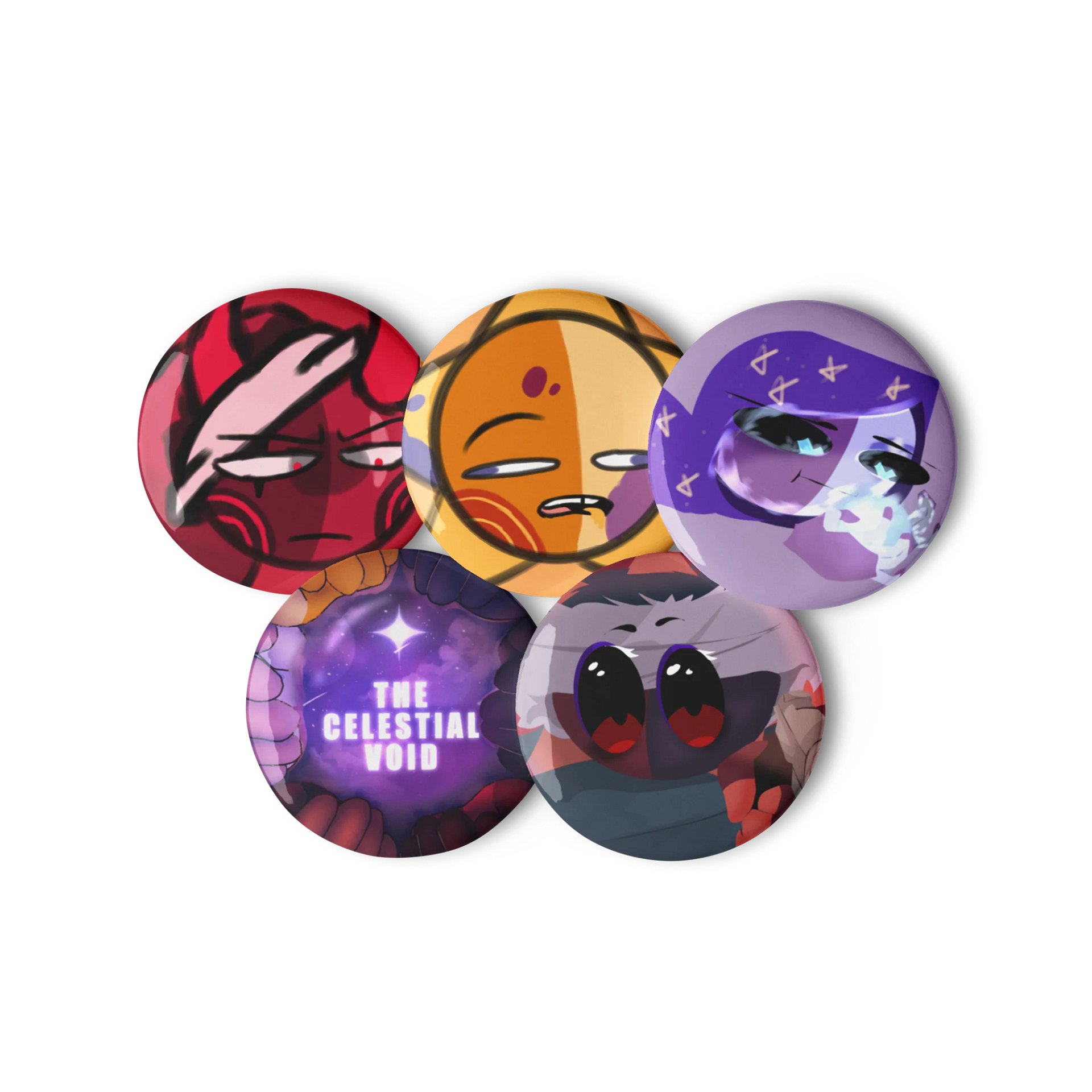 Chaotic Celestial Pin Set product image (3)