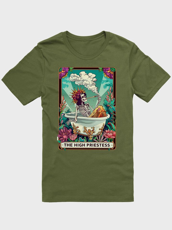 The High Priestess Funny Tarot Card Tee product image (4)
