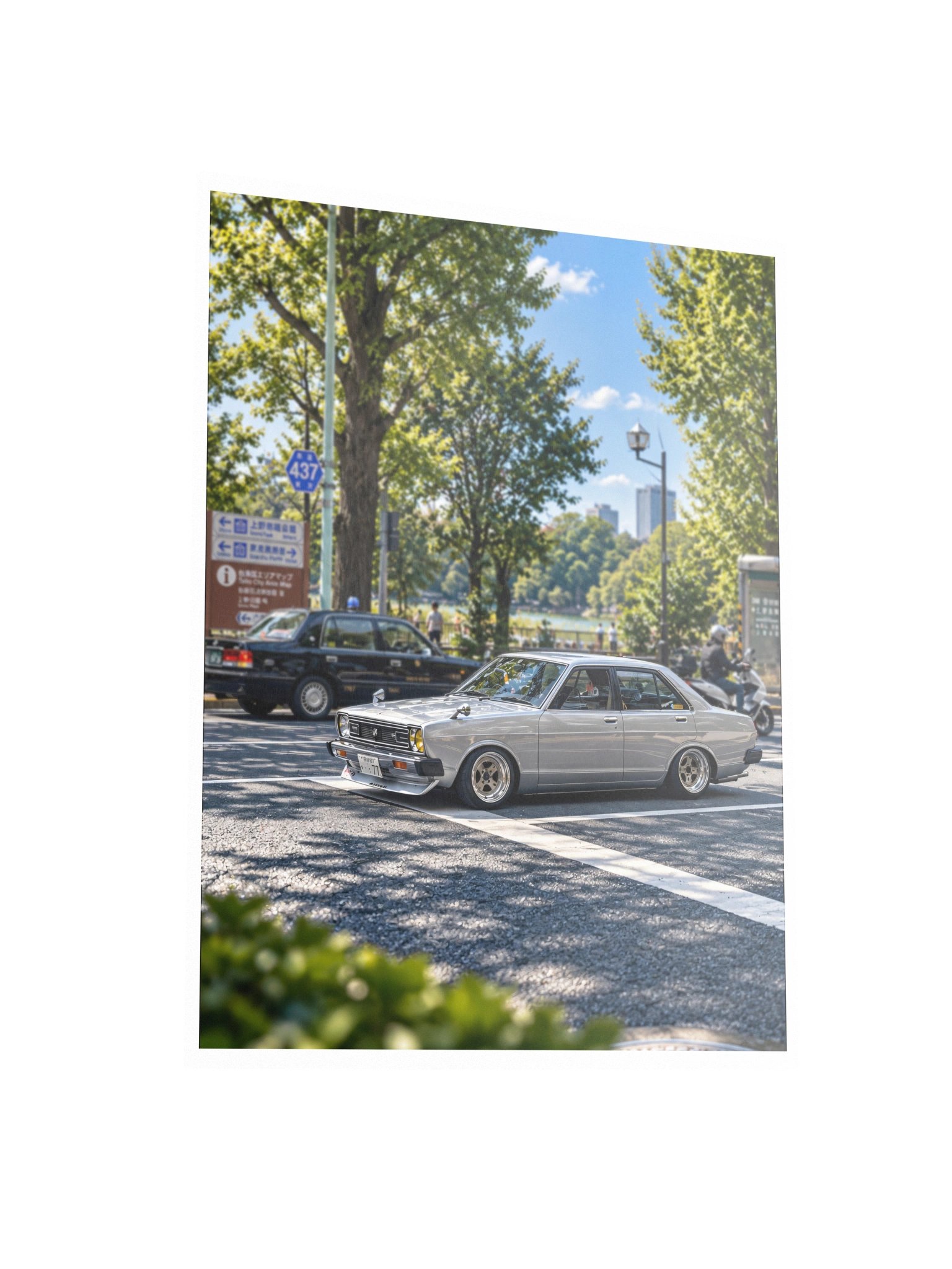 Datsun Sunny B310 at Ueno Park, Tokyo | Photo Print product image (15)