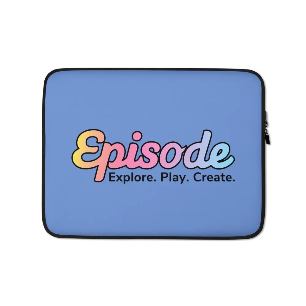 Episode Laptop Sleeve Blue With Gradient Logo product image (1)