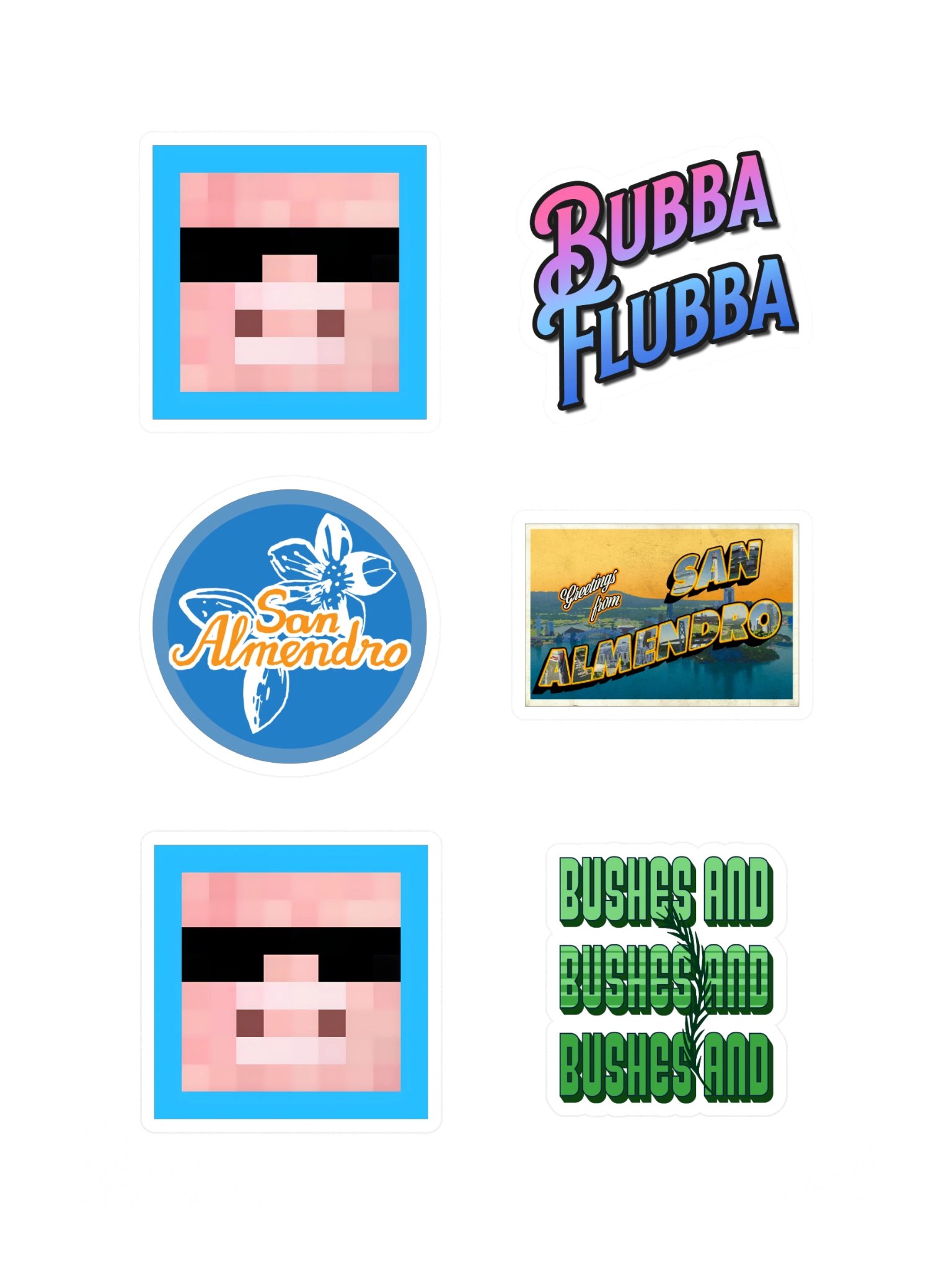 Bubbaflubba Sticker Set product image (3)