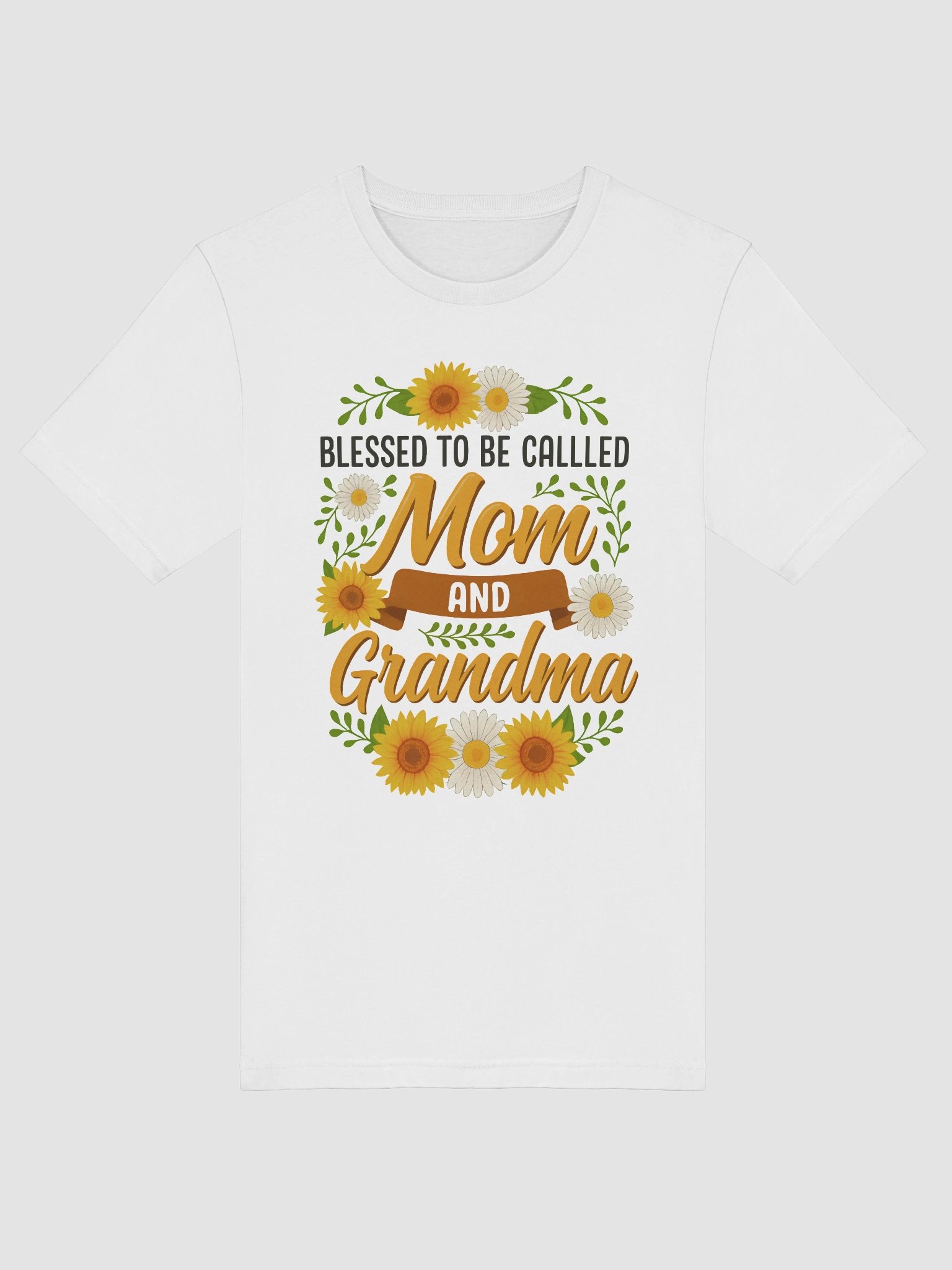 Blessed to Be Called Mom and Grandma Shirt - Floral Family Tee Gift product image (6)