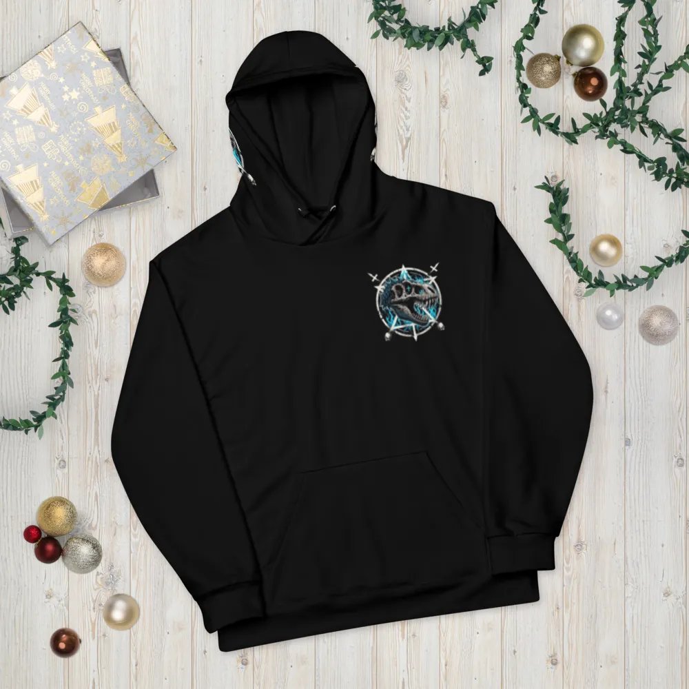 Rock Blue flame all over print hoodie product image (10)
