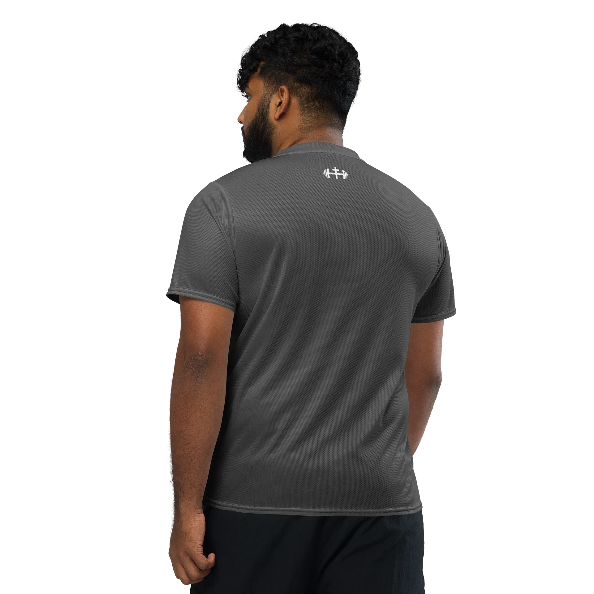 His House Mens Performance V-Neck T-Shirt - Grey product image (3)