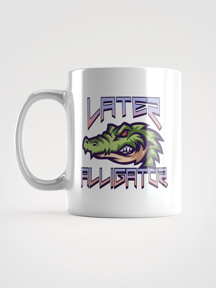 Later Alligator White Glossy Mug product image (1)