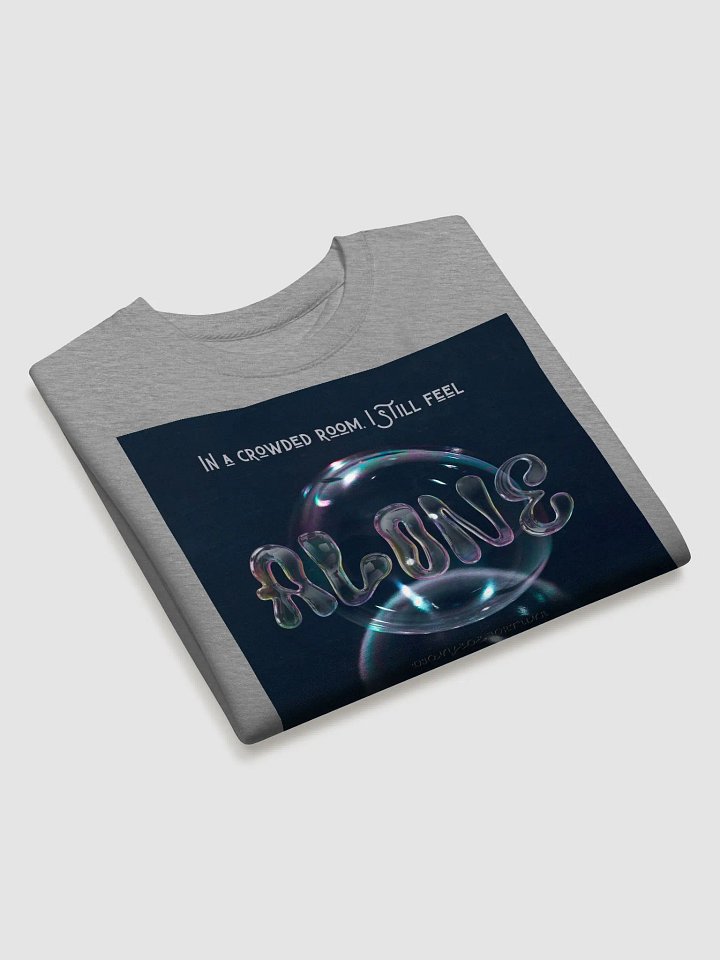 Alone bubble Stylized Premium Sweatshirt product image (2)
