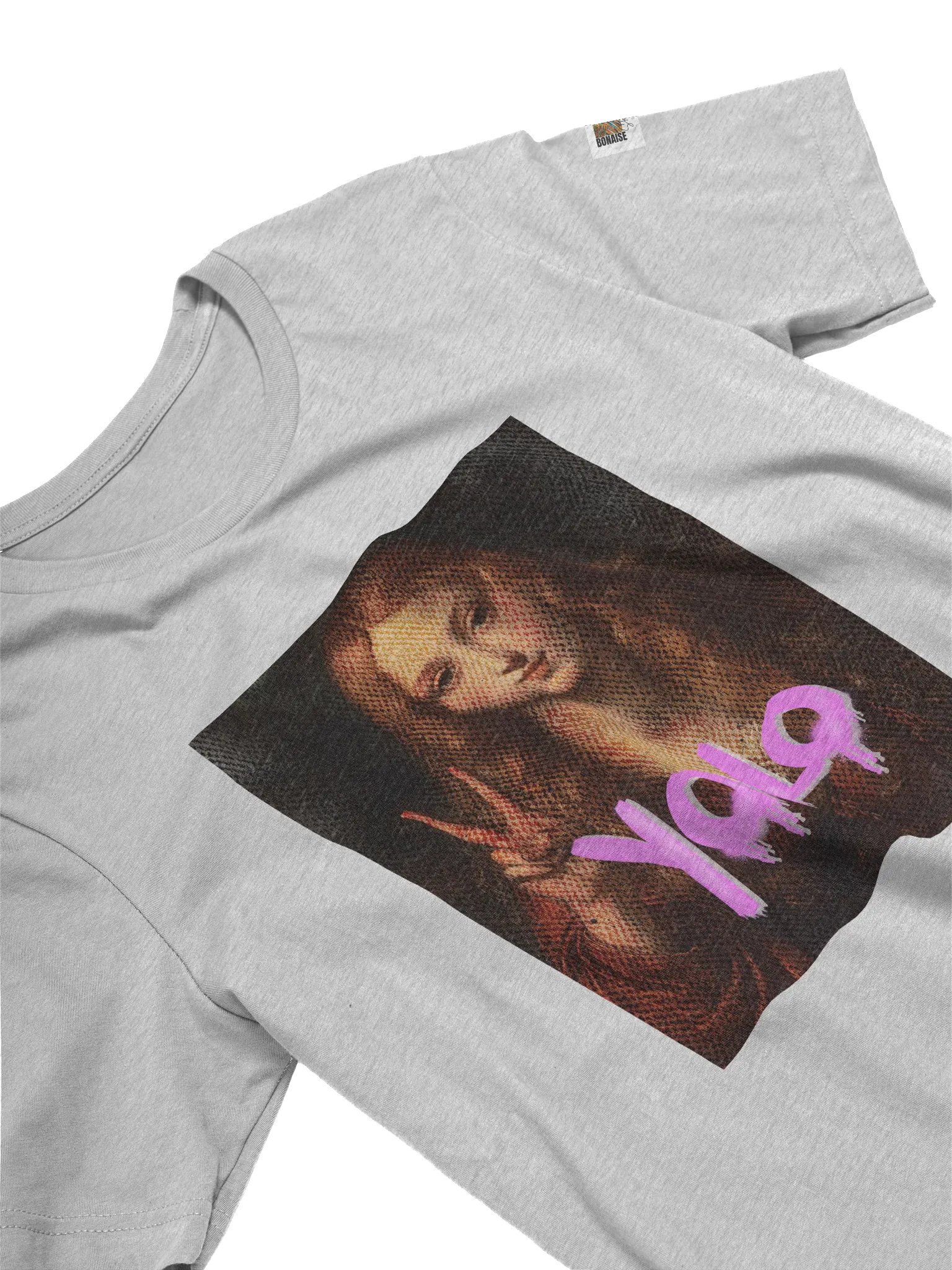 "YOLO" Peace Sign Renaissance Painting Meme T-Shirt product image (27)
