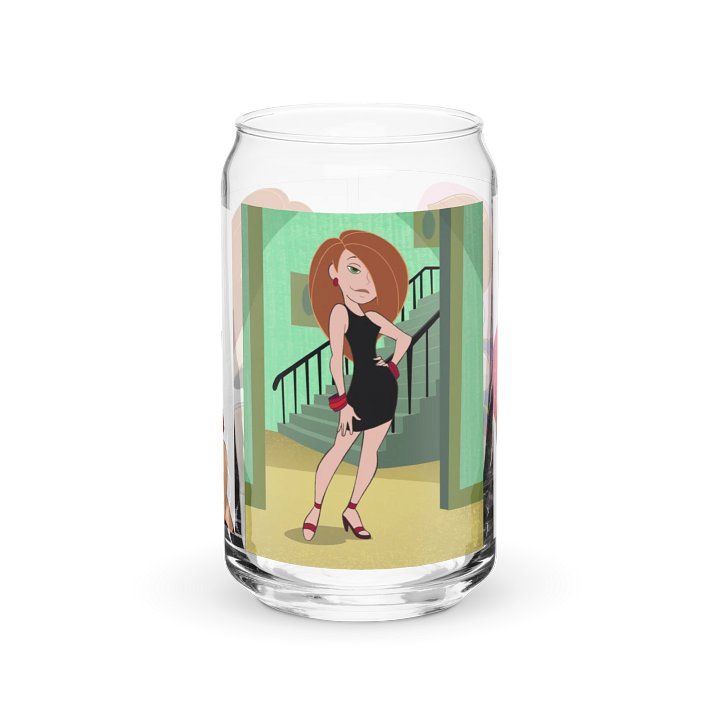 Kim Possible 16oz Glass can product image (2)