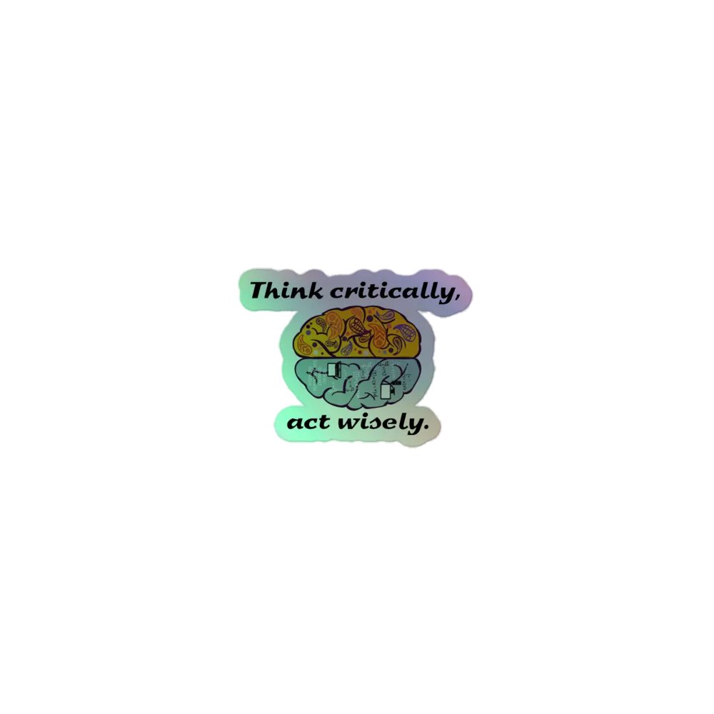 Think critically, act wisely. product image (1)