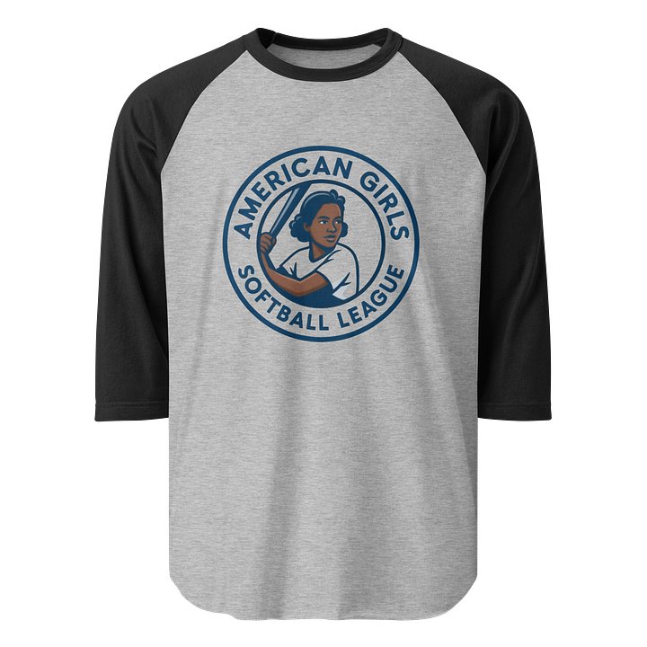AGSL/Marie Roach Logo Legacy Collection Tultex Fine Jersey Raglan Tee product image (1)