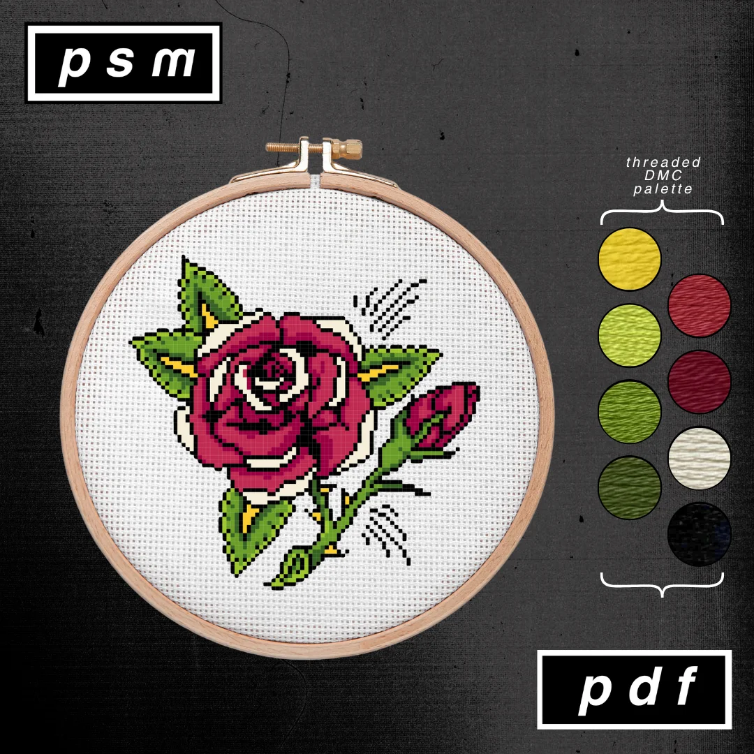Thorny Rose with Bud Pattern product image (3)