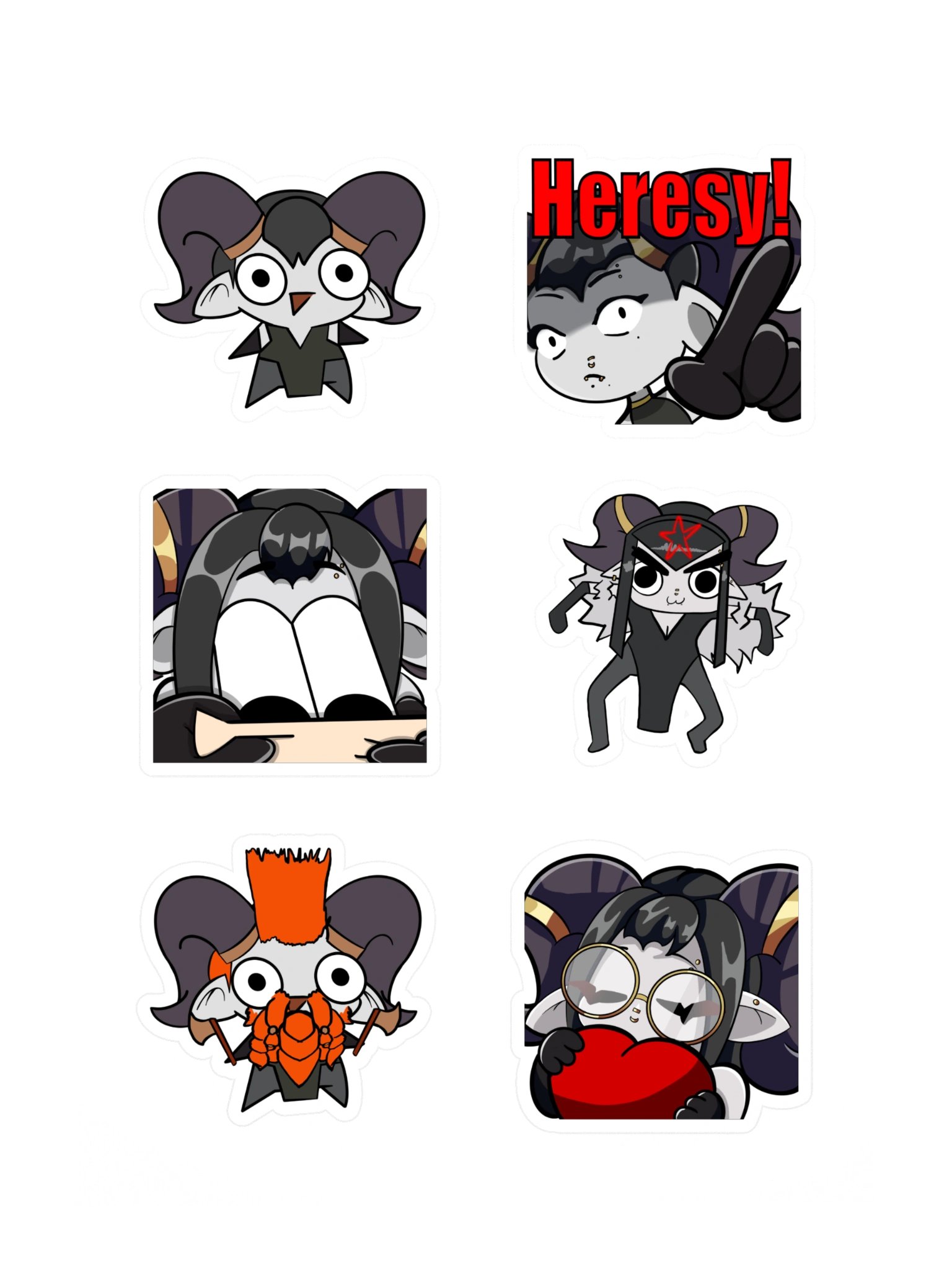 MimiMaple Emote Sticker Sheet product image (3)