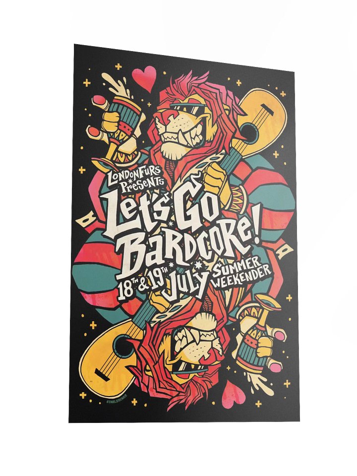 LondonFurs Summer Weekender '25 - Let's Go Bardcore! - Poster2 product image (2)