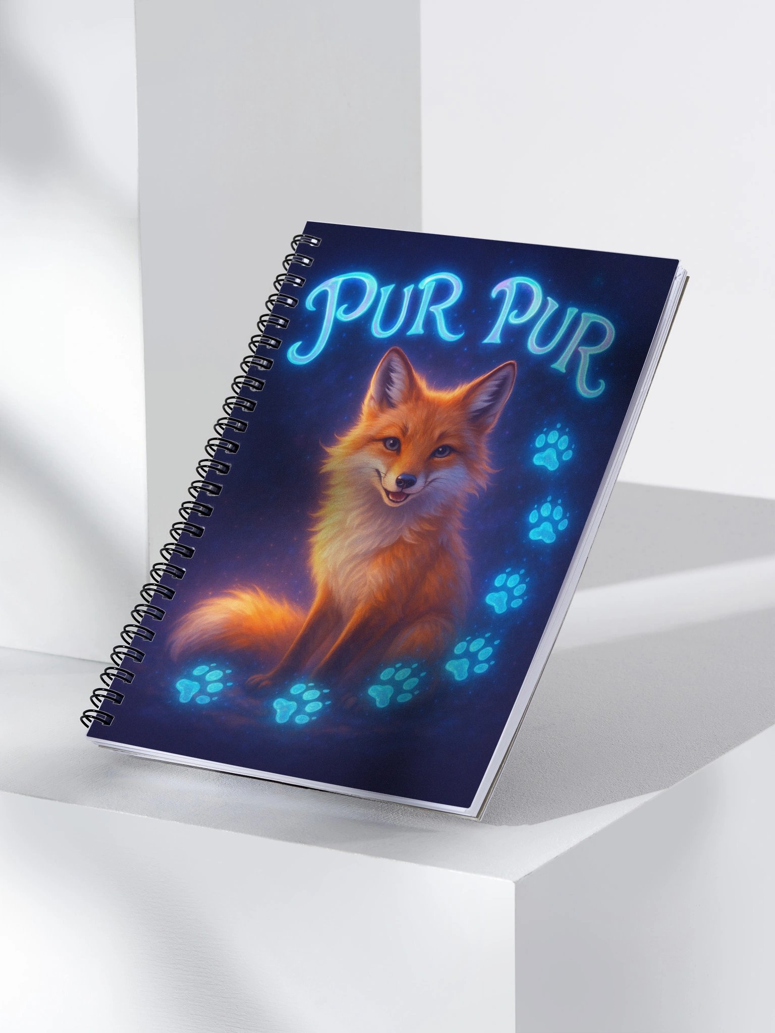 Pur Pur Fox Spiral Notebook product image (3)