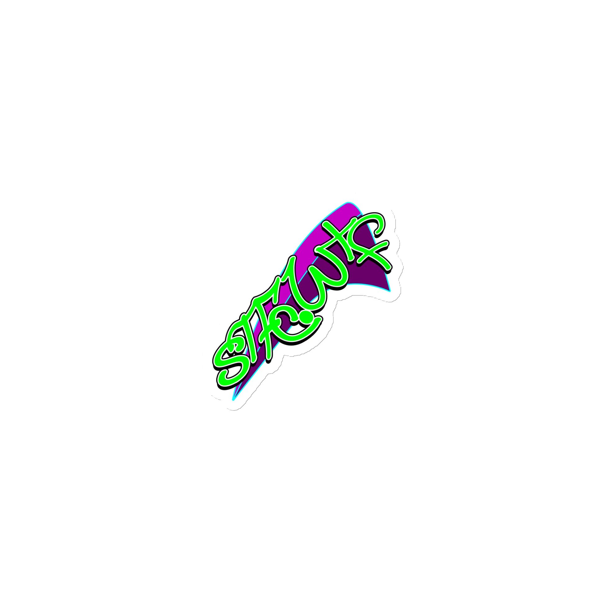 STFC.WTF Graffiti Die-Cut Magnet product image (1)