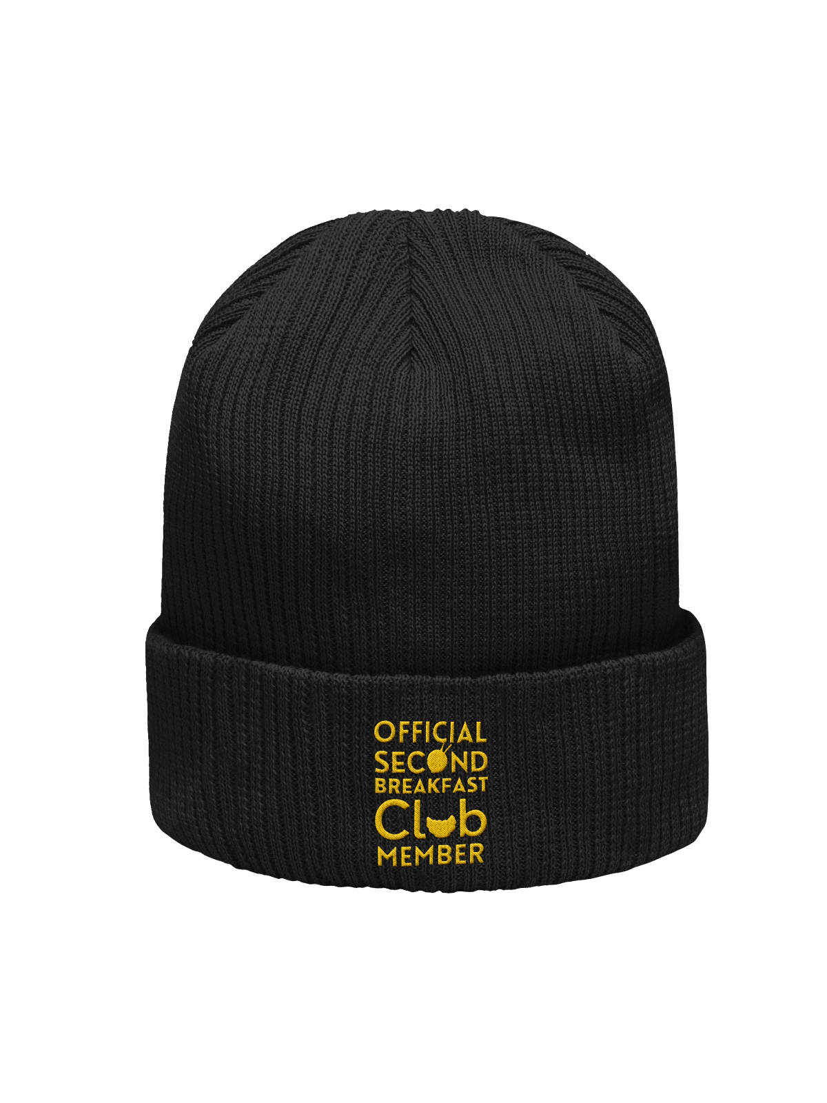 Embroidered Club Member Knitted Cotton Beanie