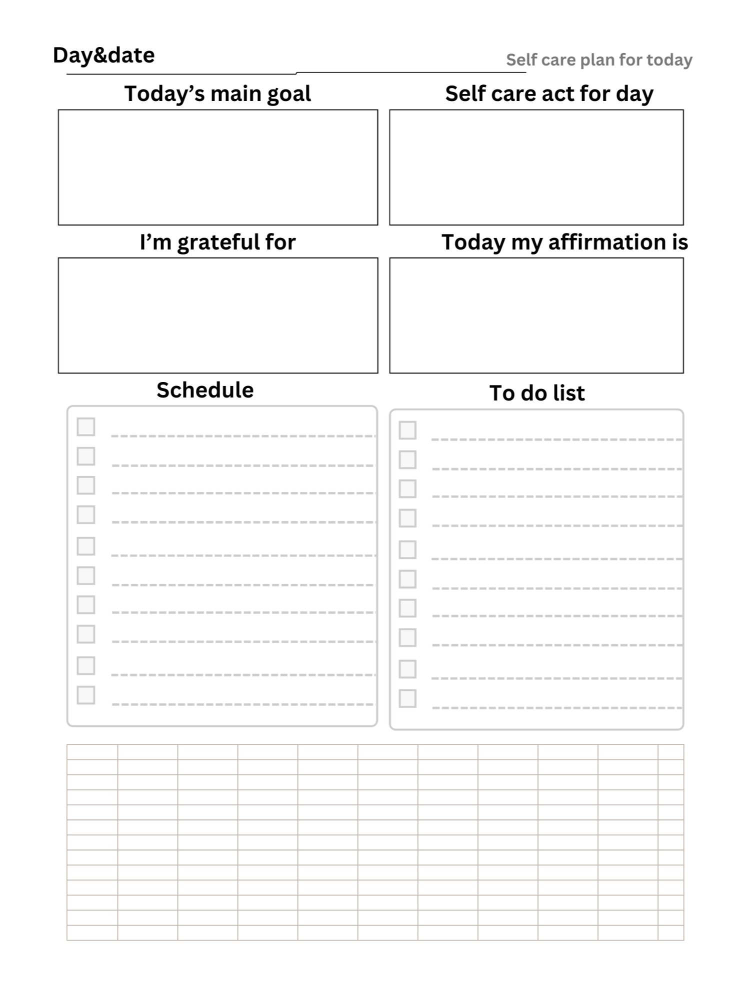 The Art of Mindful Living: A Daily Self-Care Journal My Journey to Inner Peace: A Guided Self-Care Reflection product image (1)