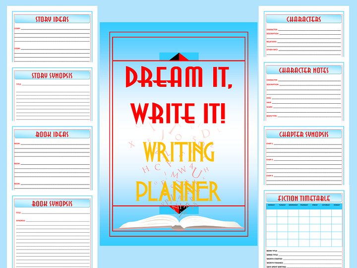 Dream It, Write It! Writing Planner product image (1)