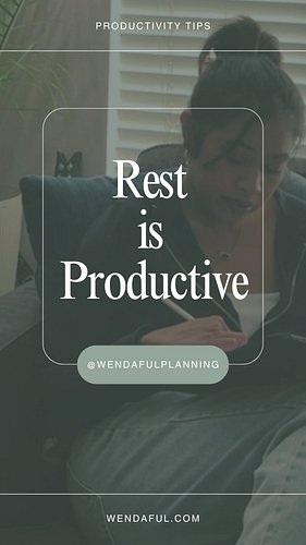 Here are some ways to rest that’ll keep you feeling refreshed and productive:

🧘‍♀️ Do some light stretching or go for a quic...