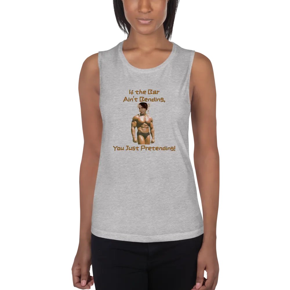 If The Bar Ain't Bending Women's Muscle Tank product image (1)