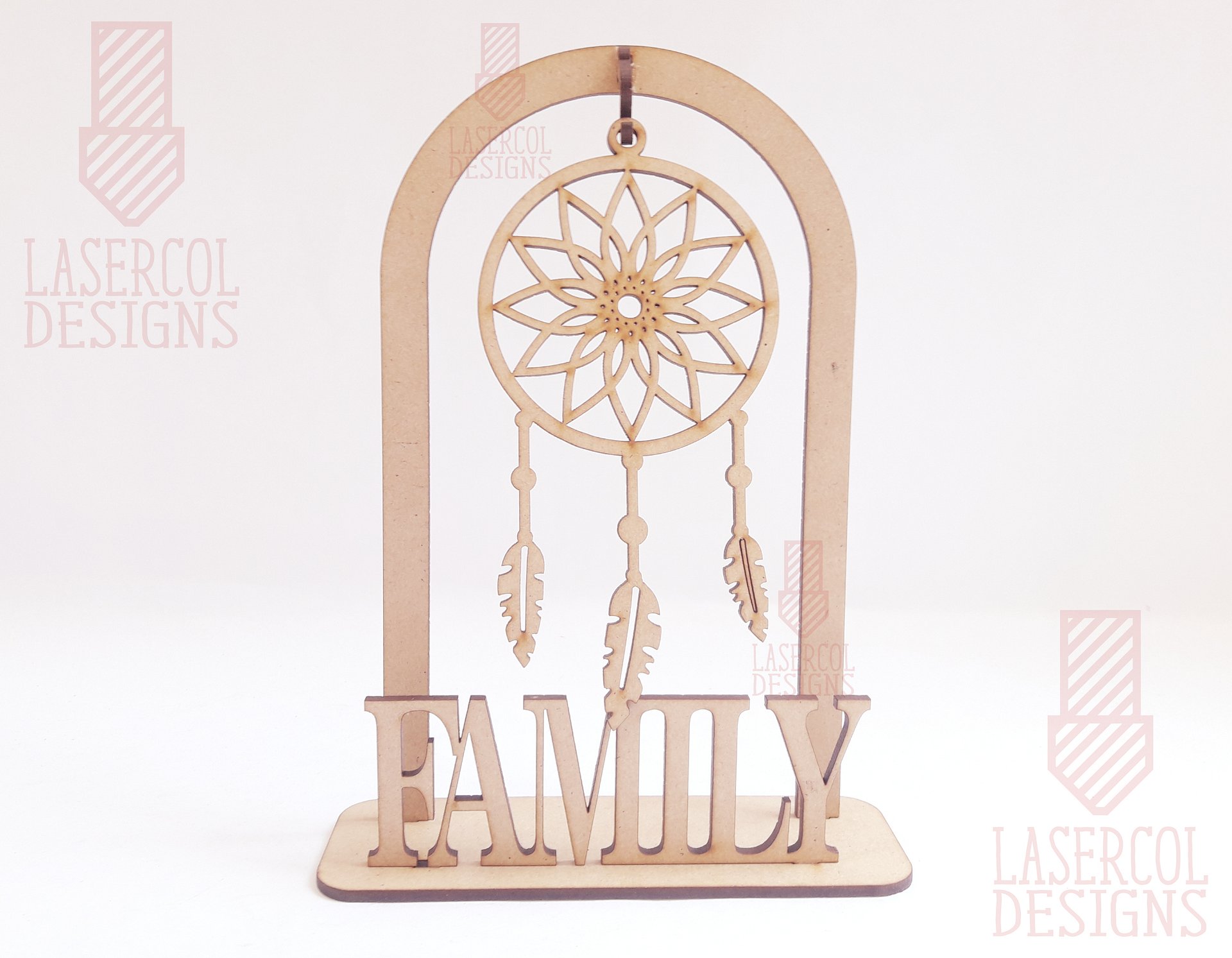 Dreamcatcher on stand - Laser Cut Files product image (5)