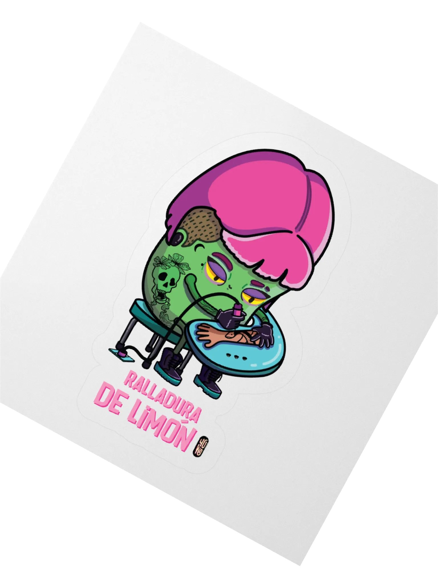 Ralladura de Limón - Sticker (Kiss Cut) product image (2)